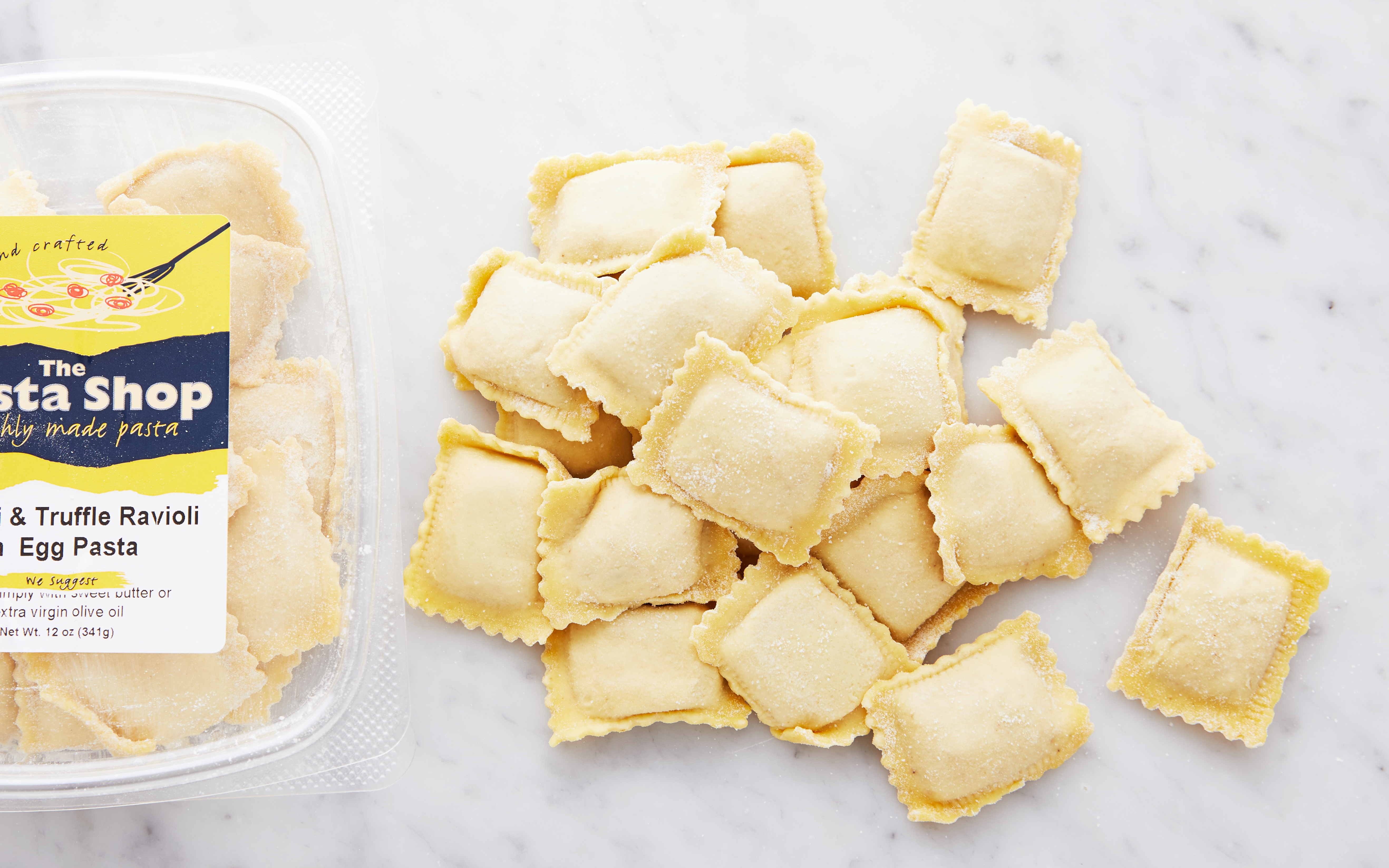 Porcini & Black Truffle Ravioli The Pasta Shop SF Bay Good Eggs